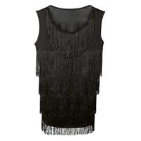 Flapper Top Zwart - thumbnail