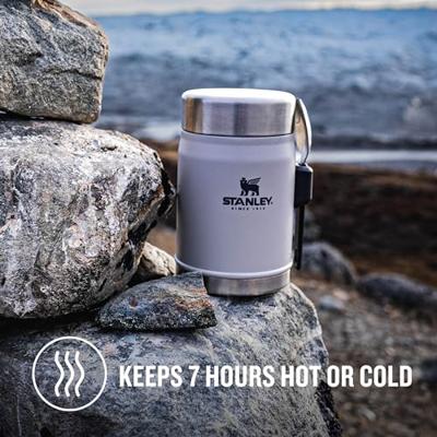 Stanley The Legendary Classic Food Jar + Spork 0.4 L/14 oz Thermos Voedselpot Ash 400ML Stanley The Legendary Classic Food Jar + Spork 0.4 L/14 oz Thermos Voedselpot Ash 400ML