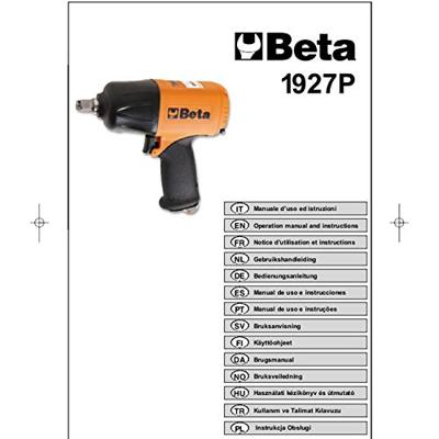 Beta 1927P Omschakelbare slagmoersleutel, vervaardigd uit composiet materiaal - 019270008