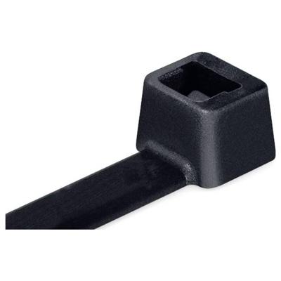 HellermannTyton 138-00027 UB160C-B-PA66-BK Kabelbinder 160 mm 4.60 mm Zwart 100 stuk(s)