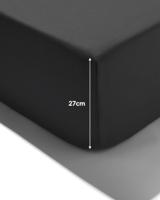 HEMA Hoeslaken 180x200cm jersey donkergrijs (donkergrijs) - thumbnail