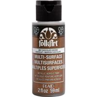 FolkArt • multi-surface metallic chocolate brown 59ml - thumbnail