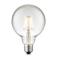 Edison Vintage LED filament lichtbron Globe - Helder - G95 Deco - Retro LED lamp - 9.5/9.5/13.5cm - geschikt voor E27 fitting - Dimbaar - 4W 440lm 3000K - warm wit licht - thumbnail
