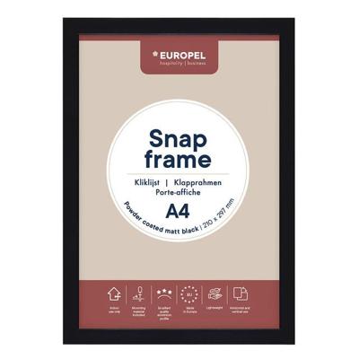 Kliklijst europel a4 25mm mat zwart Kliklijst europel a4 25mm mat zwart