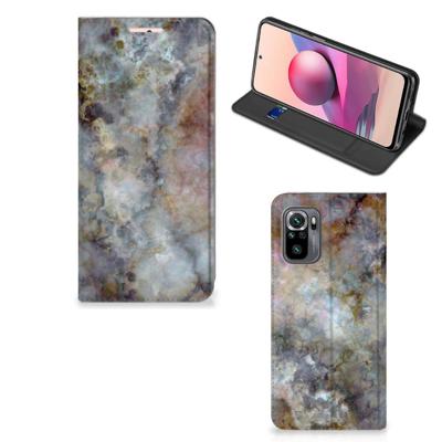 Xiaomi Redmi Note 10 4G | 10S | Poco M5s | Standcase | Marmer Grijs