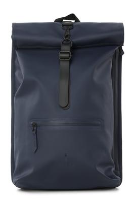 Rains  Rolltop Rucksack - Blue
