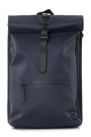 Rains  Rolltop Rucksack - Blue - thumbnail