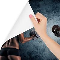 Fotobehang - Sportschool energie, premium print, inclusief behanglijm - thumbnail