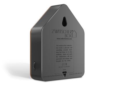 RELAXSOUND - Zwitscherbox - Vogels Walnut Dark