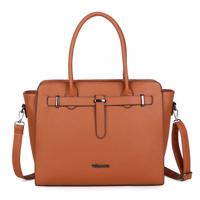 PU damestas handtas laptoptas SIENNA cognac - thumbnail