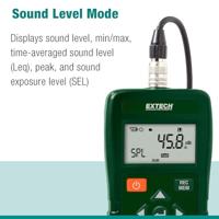 Extech SL400 Decibelmeter Datalogger 30 - 143 dB 20 Hz - 8 kHz USB - thumbnail