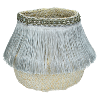 Wants&Needs Accessoires Mand Zeegras Zilver 25 X 25 X 20 - thumbnail