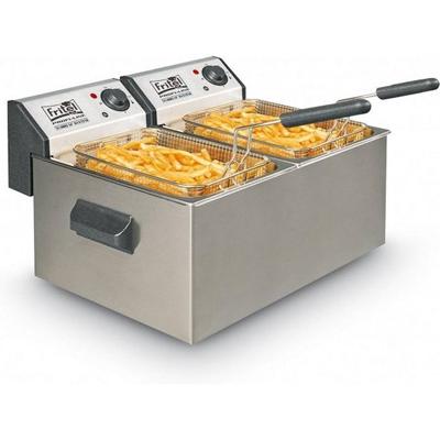 Fritel SF3855 Profi Friteuse 2x5L 6400W RVS/Zwart