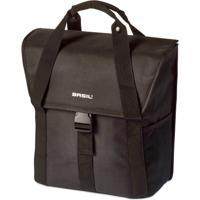 Basil go enkele fietstas - zwart, 18l - thumbnail