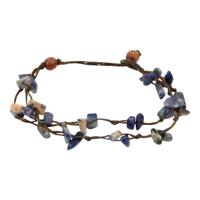 Blauwe Lapis Lazuli Edelsteen Armband van Sawahasa - thumbnail