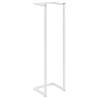VidaXL Handdoekenrek 25x20x95 cm staal wit - thumbnail