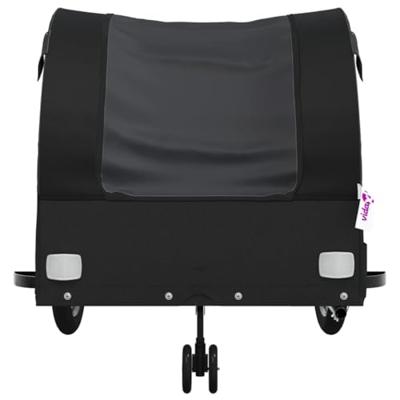 Fietstrailer 45 kg ijzer zwart - thumbnail