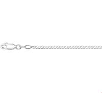 Ketting gourmetschakel zilver 2 mm - thumbnail