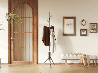 Kapstok KARISSA 8 haken zwart - thumbnail