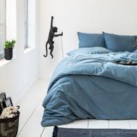 Dreamhouse - Stone Washed dekbedovertrek 100% Katoen - Blauw - 240 x 220 - thumbnail