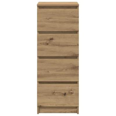 Dressoir 37,5x35x99 cm spaanplaat ambachtelijk eikenkleurig