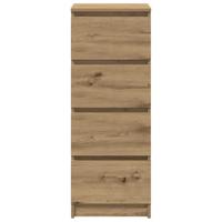 Dressoir 37,5x35x99 cm spaanplaat ambachtelijk eikenkleurig - thumbnail