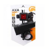 AXA Niteline T1 Lichting set Batterij - Zwart - thumbnail