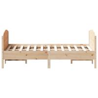 Bedframe zonder matras massief grenenhout 135x190 cm - thumbnail