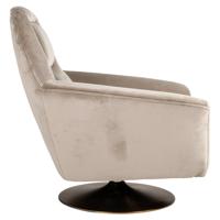 Richmond Draaifauteuil 'Nora' Velvet, kleur Khaki - thumbnail