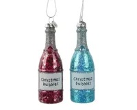 Decoris glas fles christmas bubbels - assortiment - thumbnail