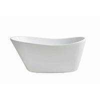 Wiesbaden Trapeze vrijstaand acryl ligbad 150 x 72 + waste wit - thumbnail