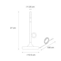 QAZQA Buiten tafellamp goud incl. LED met touch dimmer oplaadbaar - - thumbnail