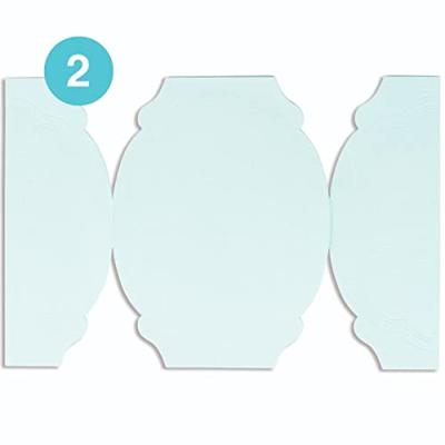 Sizzix • thinlits die set card label fold-a-long