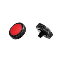 JJC Deluxe Soft Release Button SRB BK Rood - thumbnail
