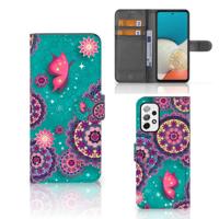 Samsung Galaxy A73 5G Hoesje Cirkels en Vlinders - thumbnail