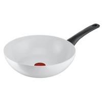 Tefal Kookgerei Tefal ceramic control wok 28 cm wit - thumbnail