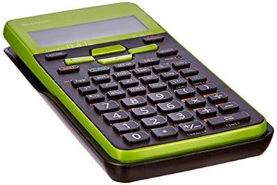 Citizen SH-EL531THGR Calculator Sharp EL531THGR Zwart-groen Wetenschappelijk Citizen SH-EL531THGR Calculator Sharp EL531THGR Zwart-groen Wetenschappelijk