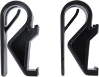 Basil hook-on sports - zwarte haken voor smallere bagagedragers (10-12mm) - thumbnail