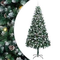 VidaXL Kunstkerstboom groen 240 cm pvc en staal en kunststof - thumbnail