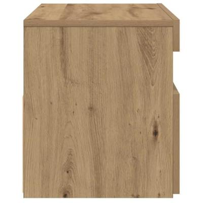 Tv-meubels met LED 2 st bewerkt hout artisanaal eiken