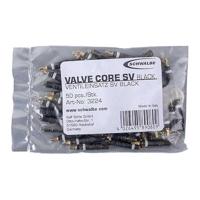 SCHWALBE Valve core (50 pcs) - sv - black - thumbnail