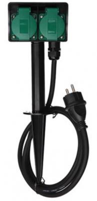 2-weg stopcontact gebruik buitenshuis penaarde Velleman - Velleman