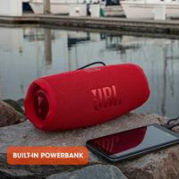 Dankzij de draagbare Bluetooth®-luidsprekers JBL JBLCHARGE5BLK Zwart - thumbnail