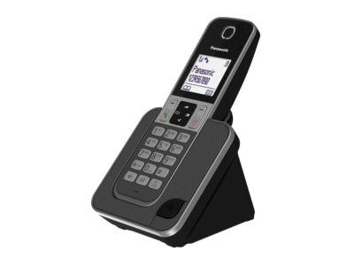 Panasonic kx-tgd310nlg single dect telefoon zwart/grijs