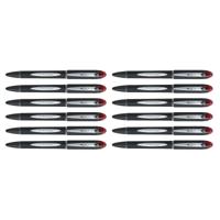 Liquid ink ballpoint pen Uni-Ball Rollerball Jestsream SX-210 Rood 12 Stuks - thumbnail
