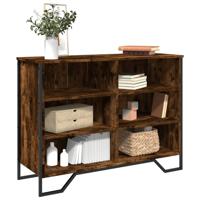 Dressoir 101x35,5x74,5 cm bewerkt hout gerookt eikenkleurig - thumbnail