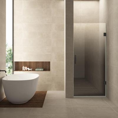 Nisdeur Rechts Wiesbaden Less 70x200 cm 8 mm Nano Spiegelrook- Naar Helder Glas Gunmetal