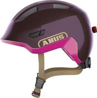 Abus helm smiley 3.0 ace led royal purple s 45-50cm - thumbnail
