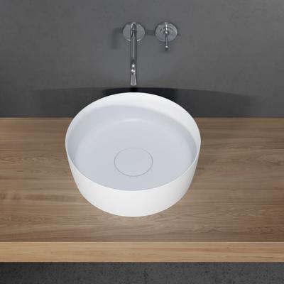 Waskom Riho Thin Opbouw Rond 41.8 cm Mat Wit Waskom Riho Thin Opbouw Rond 41.8 cm Mat Wit