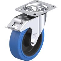 Blickle LE-POEV 125R-FI-SB Zwenkwiel met rem Wieldiameter: 125 mm Draagvermogen (max.): 150 kg 1 stuk(s) - thumbnail